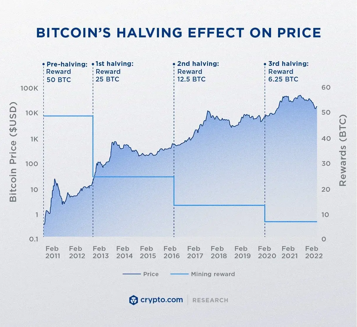 bitcoin's halving effect on price